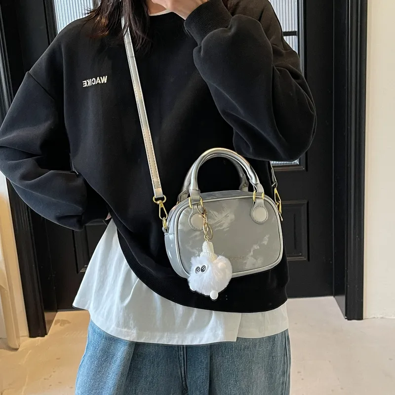 FCTOSSR Handbag PU Women's White/Silver/Pink/Black/Coffee-5