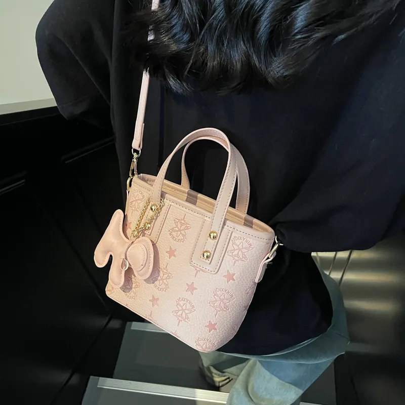 FCTOSSR PU Handbag Regular Women's Khaki/White/Black/Pink-19