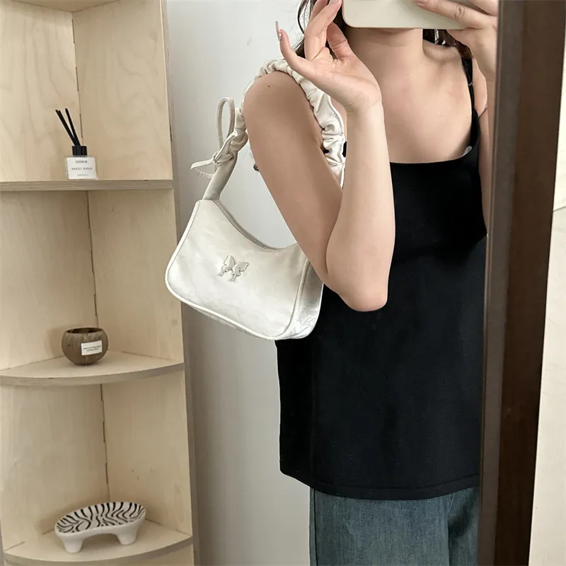 FCTOSSR PU Shoulder Bag Women's White/Silver/Black/Khaki/Brown-7