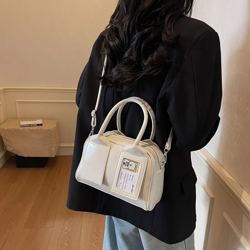 FCTOSSR PU Handbag Regular Women's White/Black/Pink/Blue-2