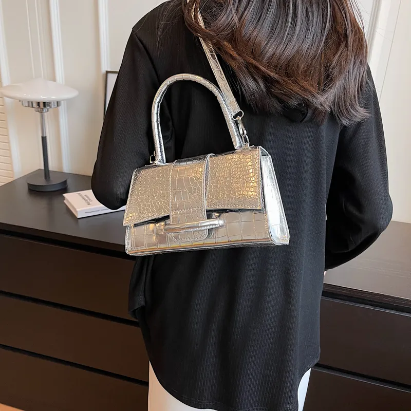 FCTOSSR PU Handbag Women's Black/Pink/Silver/White-9