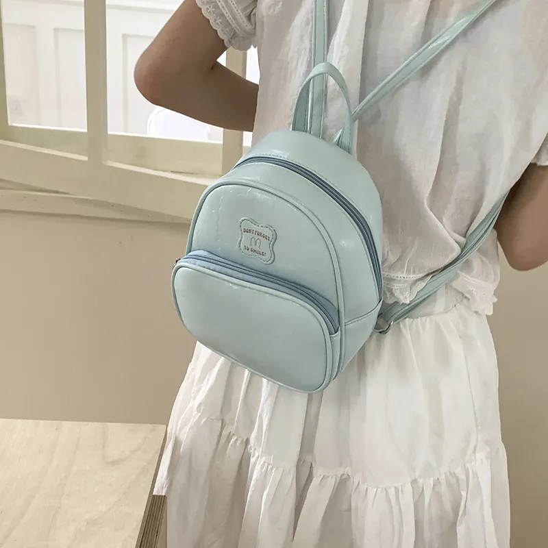 FCTOSSR PU Backpack Women's White/Black/Yellow/Blue/Pink-18