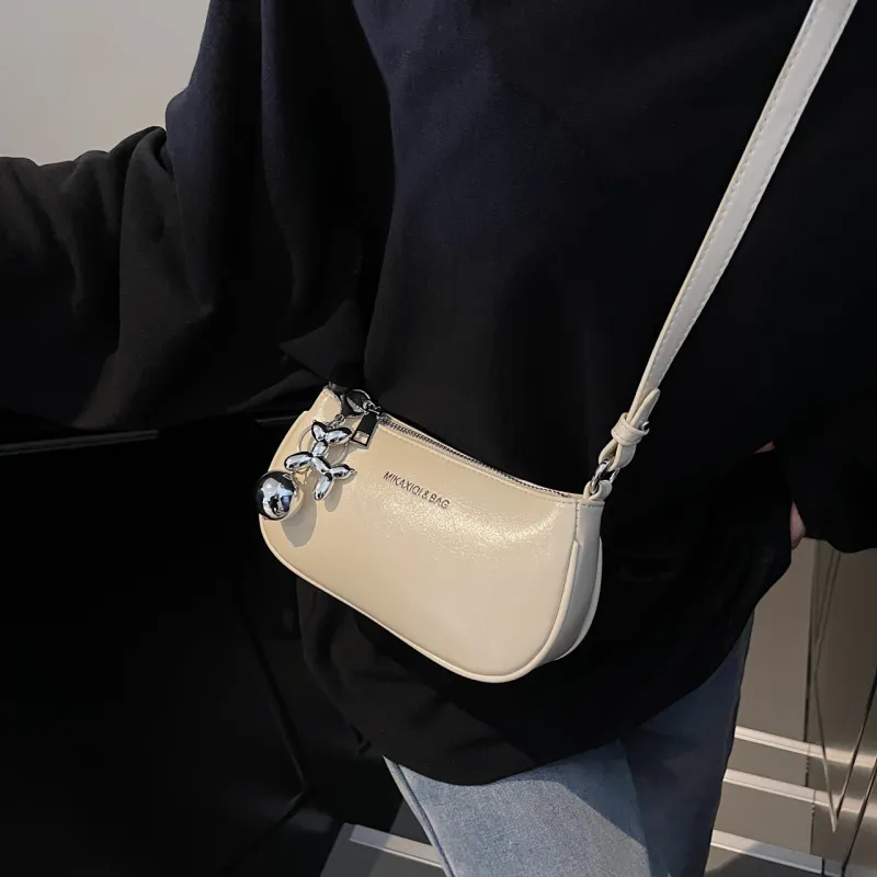FCTOSSR PU Shoulder Bag Regular Women's White/Gray/Black/Pink/Coffee-4
