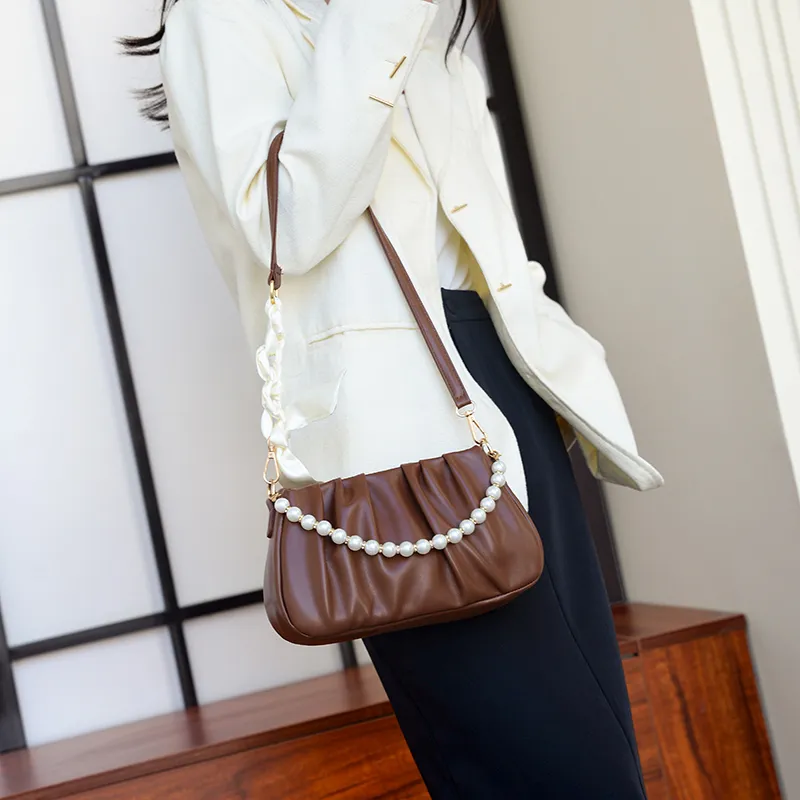 FCTOSSR PU One Shoulder Handbag, Crossbody Bag Regular Women's White//Ecru/Black/Yellow/Green/Coffee/Brown/Rose Red-35