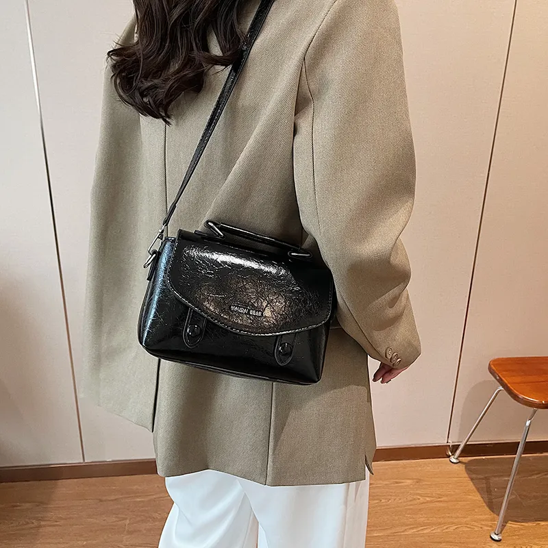 FCTOSSR PU Shoulder Bag Crossbody Bag Regular Women's Ecru Black/Red/Brown-8