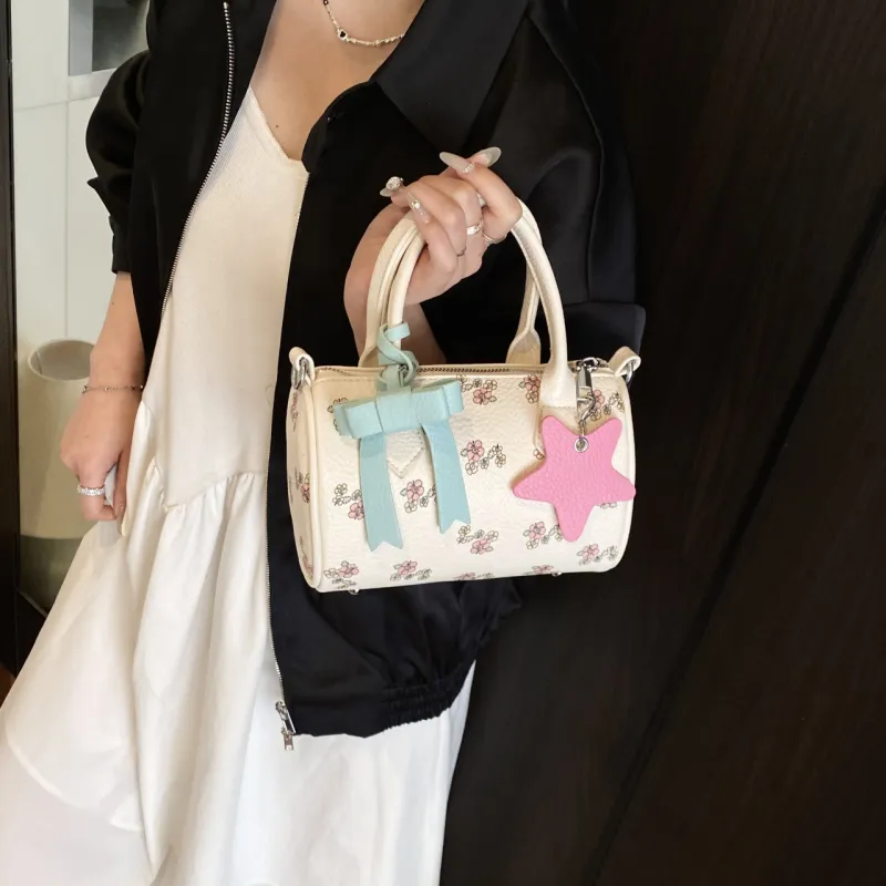 FCTOSSR PU One Shoulder Handbag Women's White-3