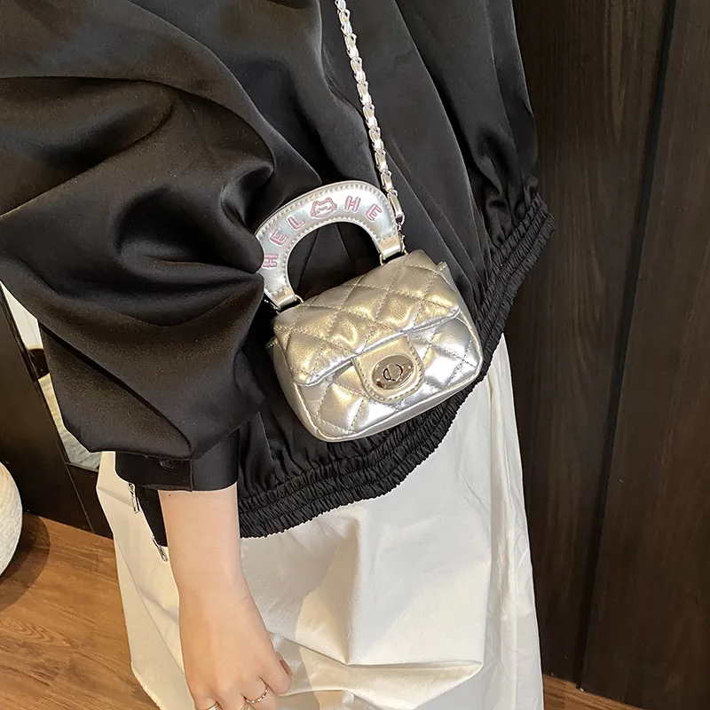 FCTOSSR PU One Shoulder Handbag Women's White/Beige/Black/Pink/Silver-29