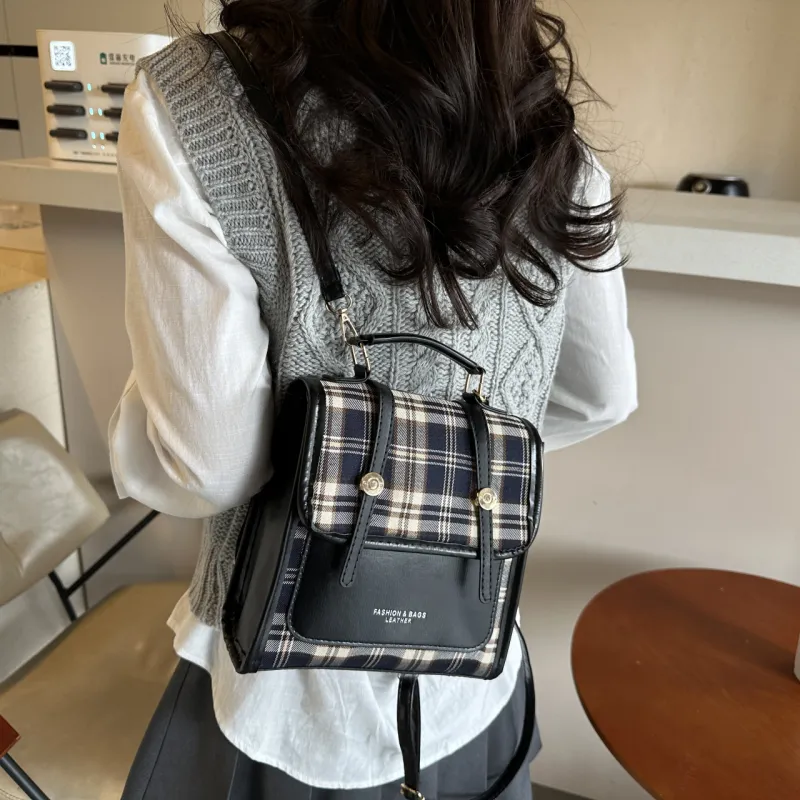 FCTOSSR PU Backpack Women's Black/Coffee-4
