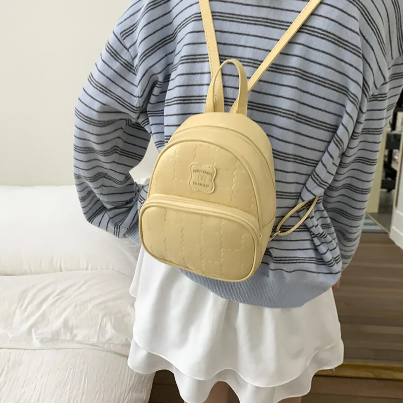 FCTOSSR PU Backpack Women's White/Black/Yellow/Blue/Pink-16