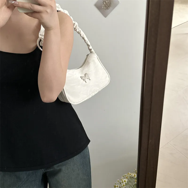 FCTOSSR PU Shoulder Bag Women's White/Silver/Black/Khaki/Brown-6