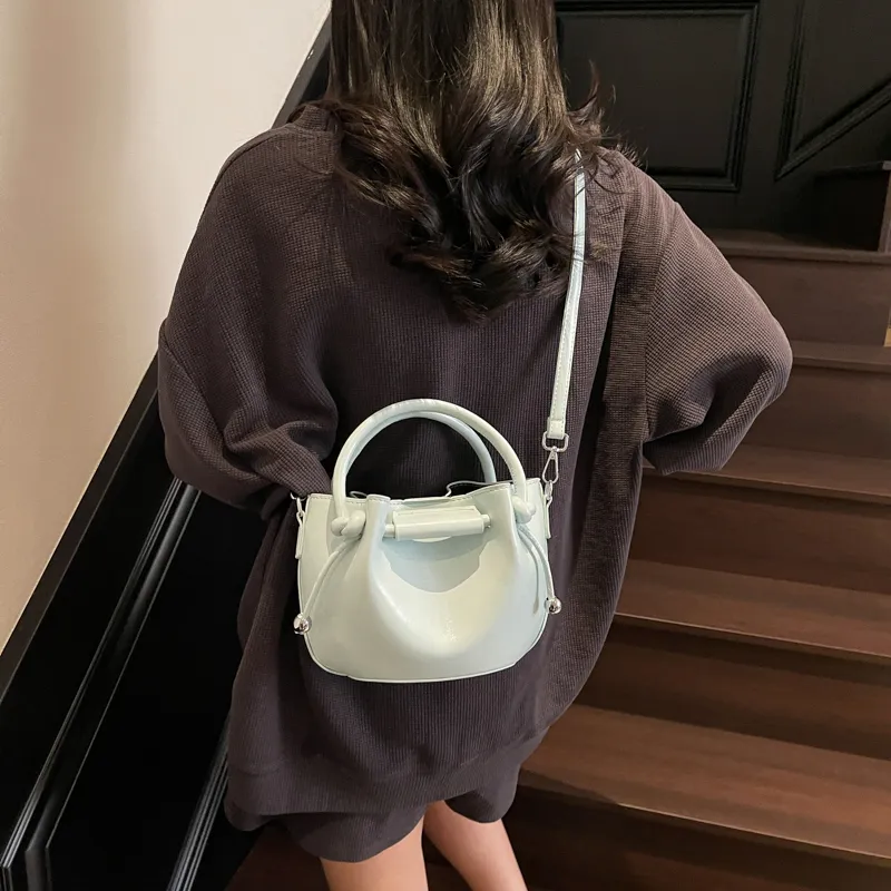 FCTOSSR Pu One Shoulder Handbag Women's White/Silver/Black/Yellow/Blue/Pink-29