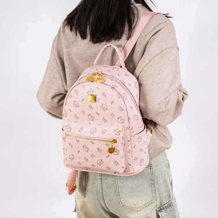 FCTOSSR PU Backpack Regular Women's Beige/Pink/Brown/Black-1