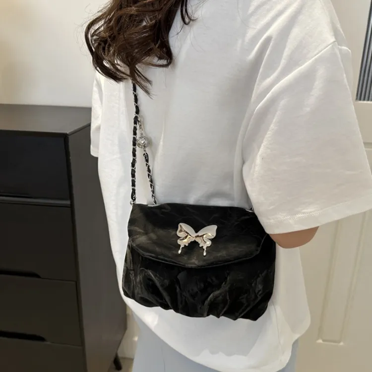 FCTOSSR PU Shoulder Bag Crossbody Bag Small Size Women's White/Silver/Black/Blue-15