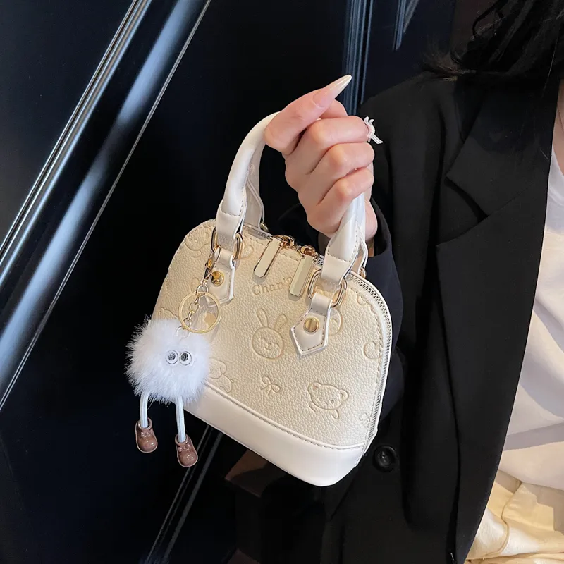 FCTOSSR PU Handbag Women's Brown/White/Black/Pink-3