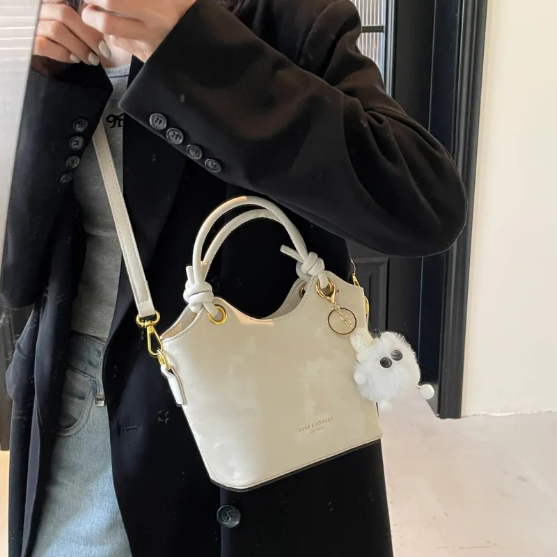 FCTOSSR PU Handbag Women's Silver/Black/Coffee/Beige/Pink-13