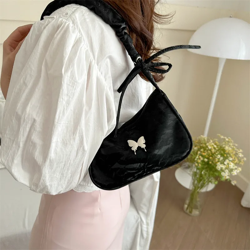 FCTOSSR PU Shoulder Bag Women's White/Silver/Black/Khaki/Brown-22