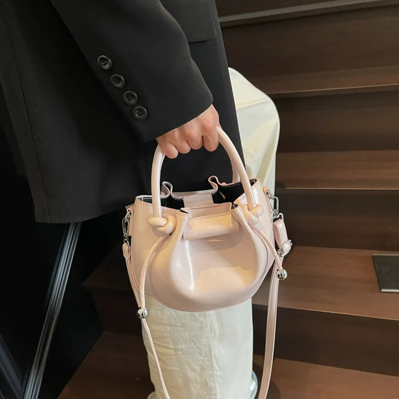 FCTOSSR Pu One Shoulder Handbag Women's White/Silver/Black/Yellow/Blue/Pink-31