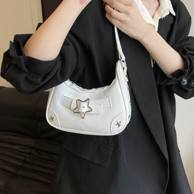 FCTOSSR PU Crossbody Bag Regular Women's Black/White/Red-2