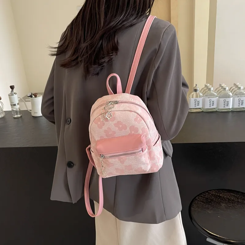 FCTOSSR PU Backpack Women's White/Black/Pink-16