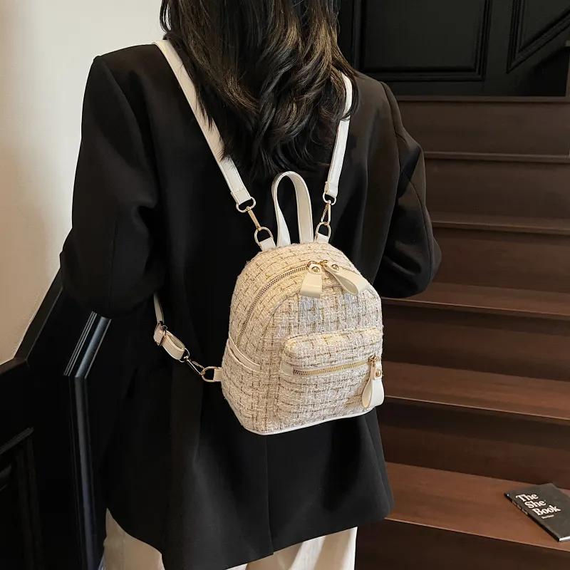 FCTOSSR Fabric Backpack Women's White/Black-4