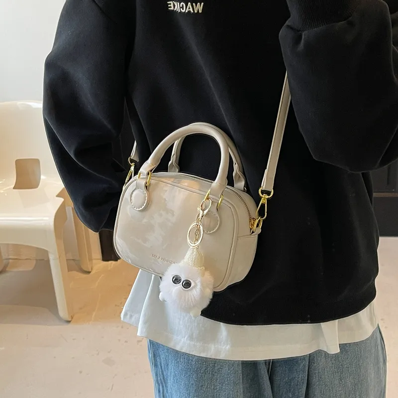 FCTOSSR Handbag PU Women's White/Silver/Pink/Black/Coffee-2