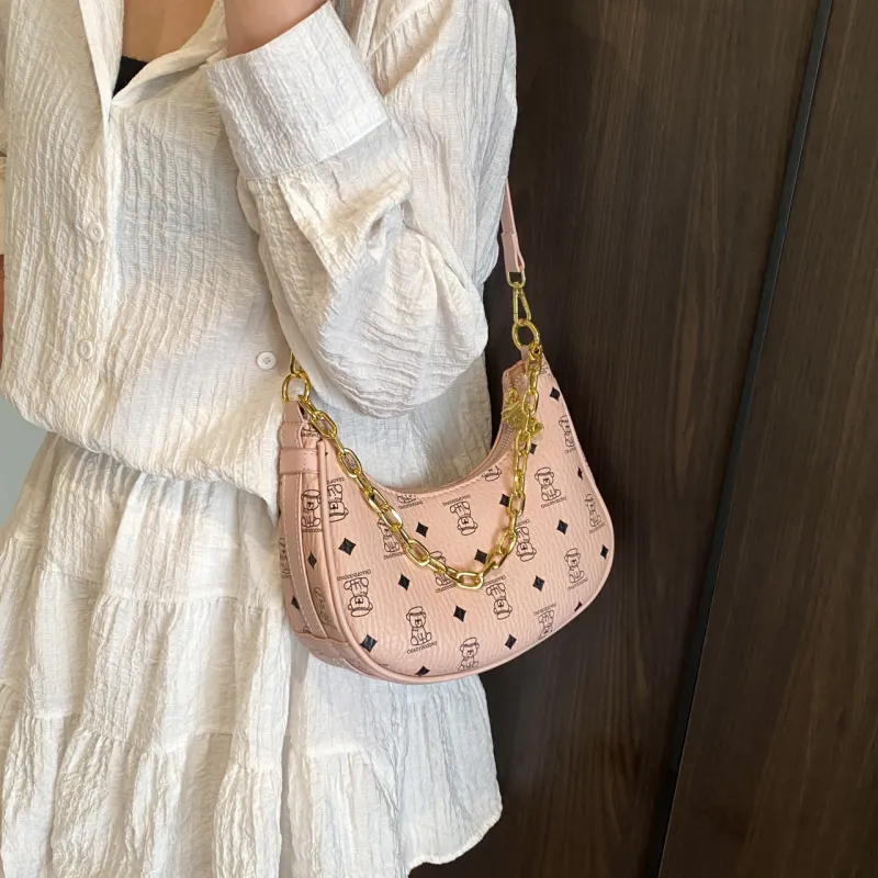 FCTOSSR PU Shoulder Bag, Crossbody Bag Regular Women's White/Black/Pink/Brown-12