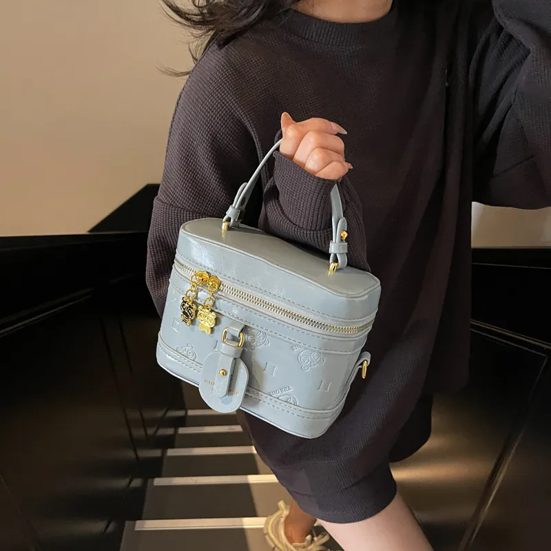 FCTOSSR PU One Shoulder Handbag Women's White/Black/Blue/Pink-21