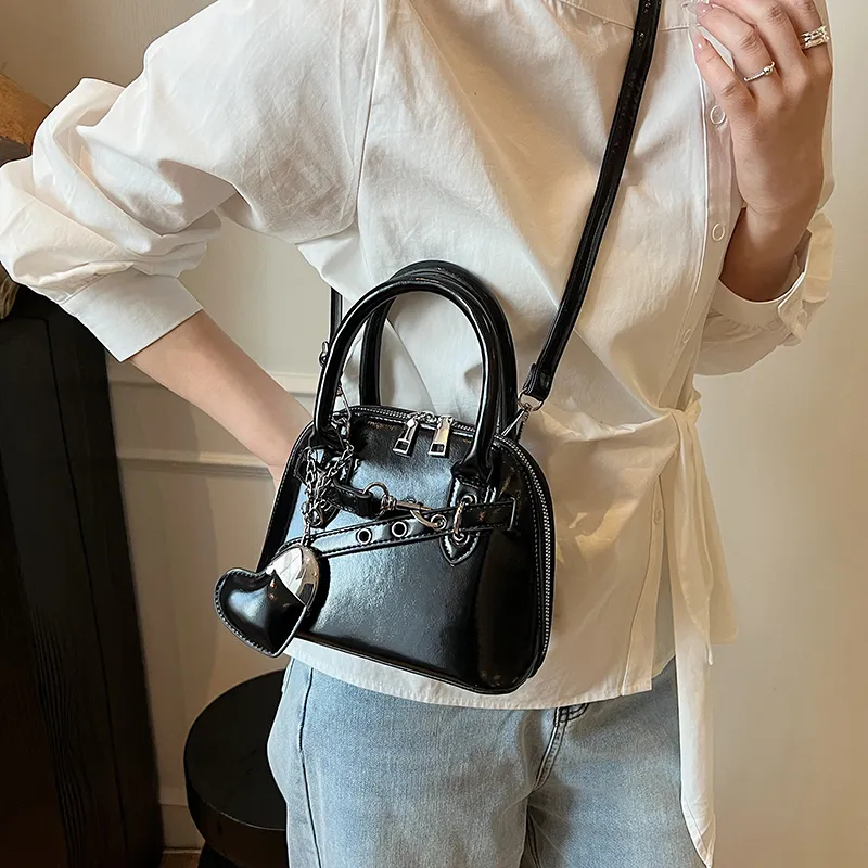 FCTOSSR PU Crossbody One Shoulder Handbag Women's White/Black/Yellow/Blue/Pink-8