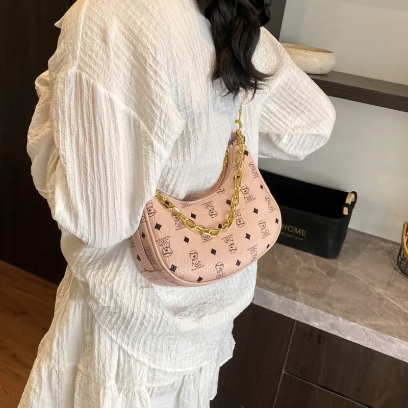 FCTOSSR PU Shoulder Bag, Crossbody Bag Regular Women's White/Black/Pink/Brown-14