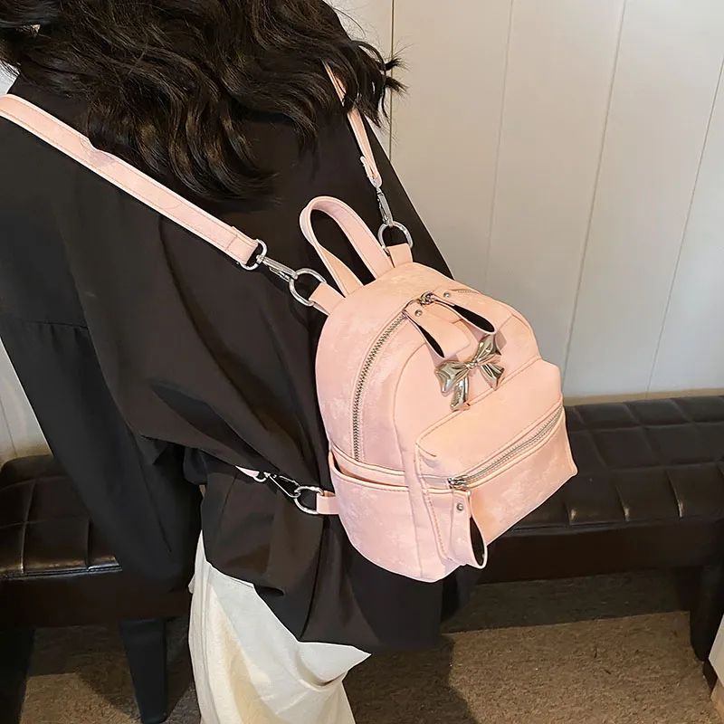 FCTOSSR PU Backpack Women's White/Silver/Black/Pink-24