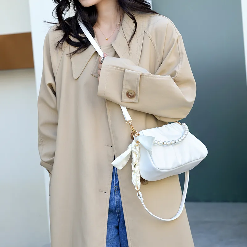 FCTOSSR PU One Shoulder Handbag, Crossbody Bag Regular Women's White//Ecru/Black/Yellow/Green/Coffee/Brown/Rose Red-2