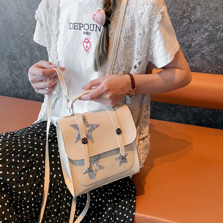 FCTOSSR PU Backpack Women's Ecru/Silver/Black-3