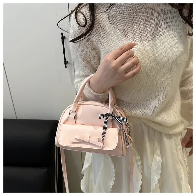 FCTOSSR PU Handbag Women's White/Pink/Blue/Black-8