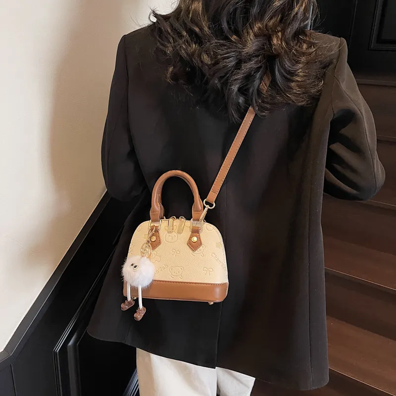 FCTOSSR PU Handbag Women's Brown/White/Black/Pink-12