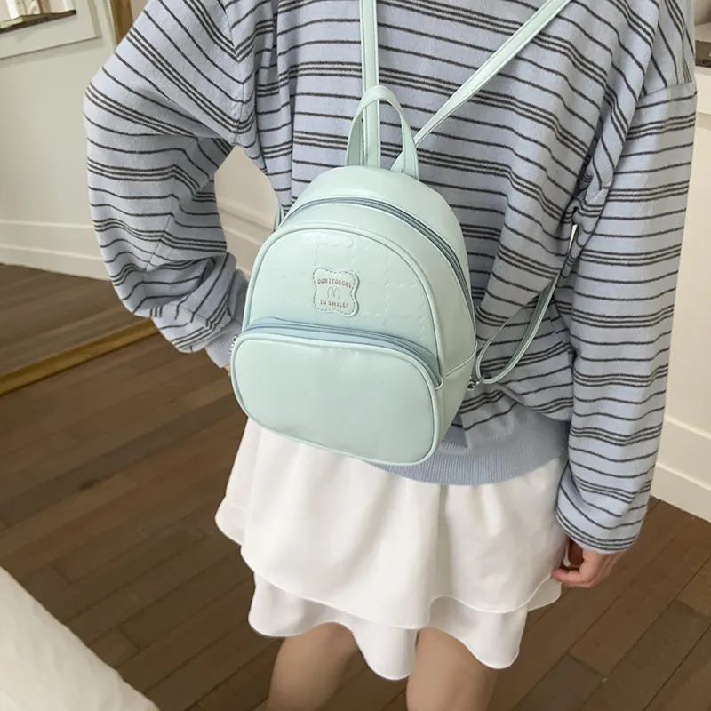 FCTOSSR PU Backpack Women's White/Black/Yellow/Blue/Pink-20