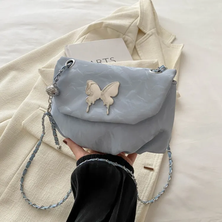 FCTOSSR PU Shoulder Bag Crossbody Bag Small Size Women's White/Silver/Black/Blue-20