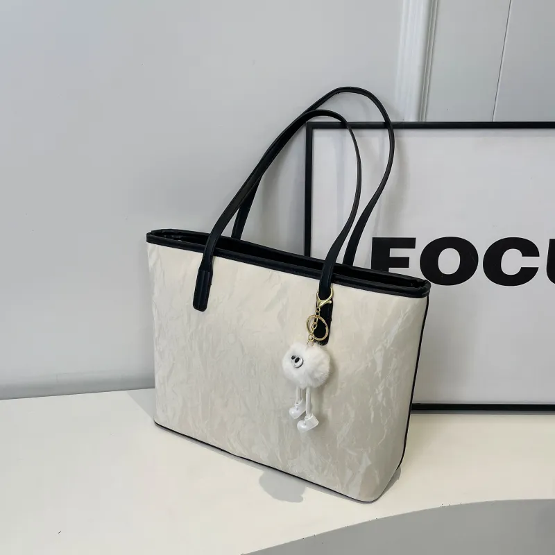 FCTOSSR PU Shoulder Bag Women's White/Black/Silver/Pink-1