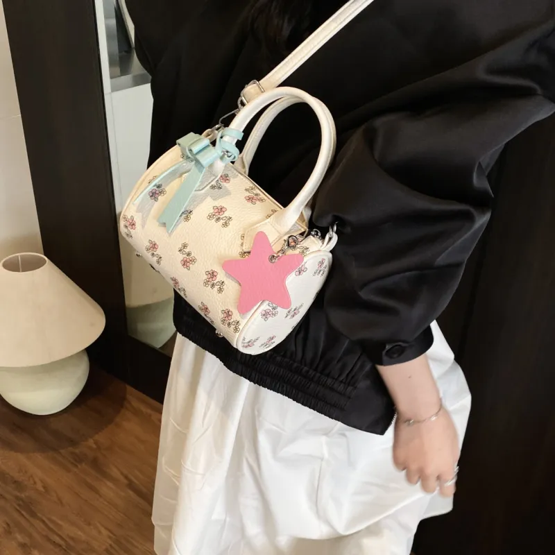 FCTOSSR PU One Shoulder Handbag Women's White-4