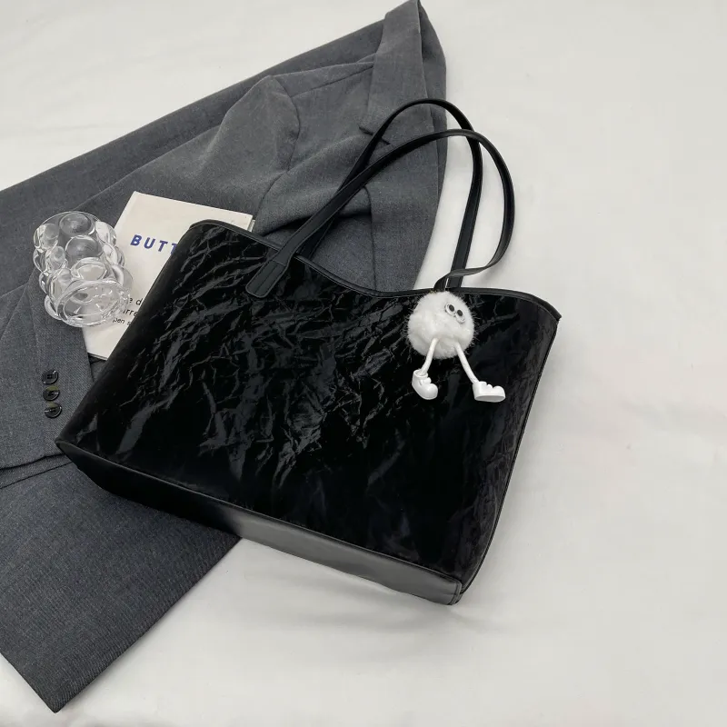 FCTOSSR PU Shoulder Bag Women's White/Black/Silver/Pink-9