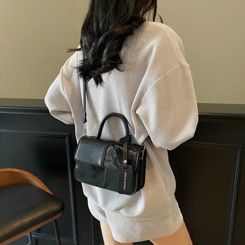 FCTOSSR PU Handbag Women's White/Silver/Black-15