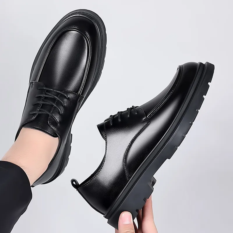 Poitulas Dress Shoes Men's Black-7