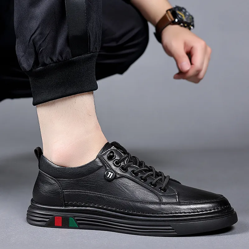 Poitulas Low Top Skateboard Shoes Men's-5