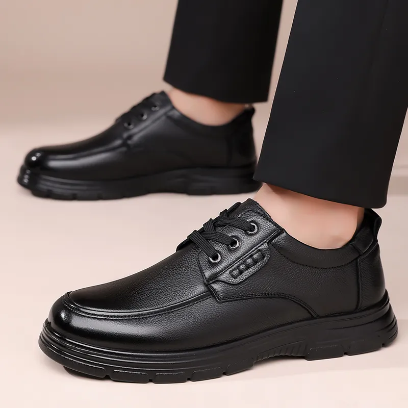 Poitulas Casual Shoes Men's Black-1