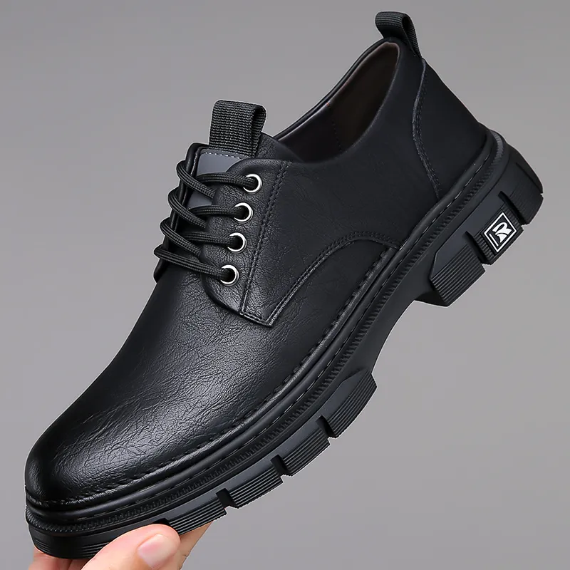 Poitulas Casual Shoes Men's Black-2