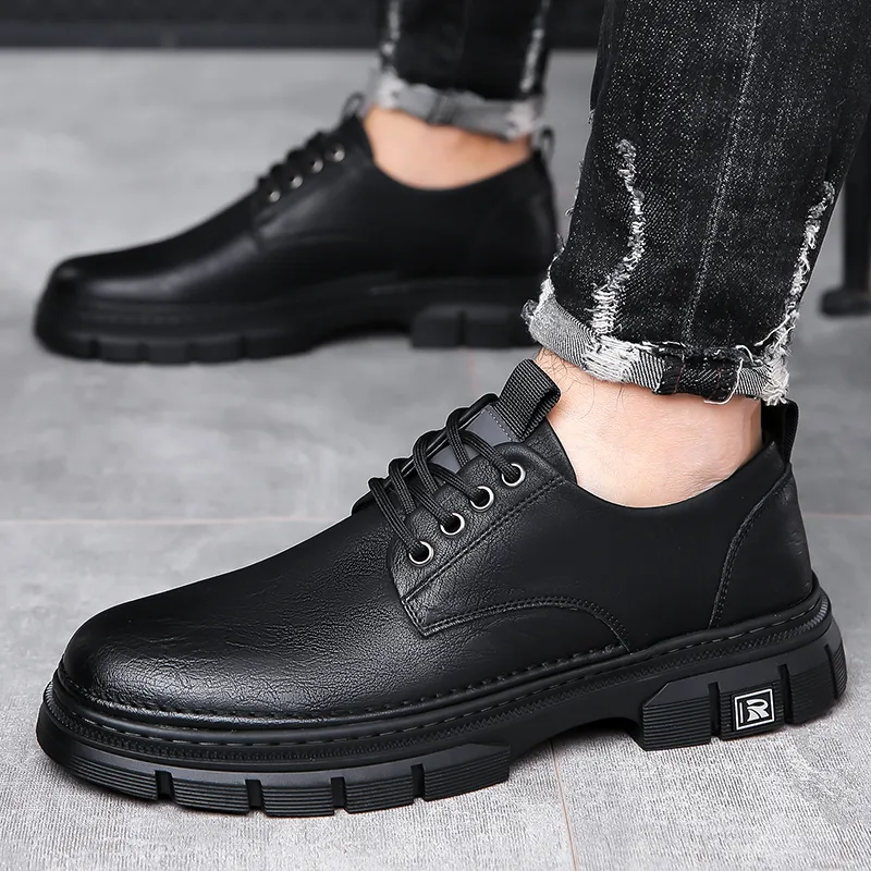 Poitulas Casual Shoes Men's Black-3