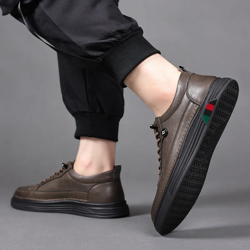 Poitulas Low Top Skateboard Shoes Men's-21