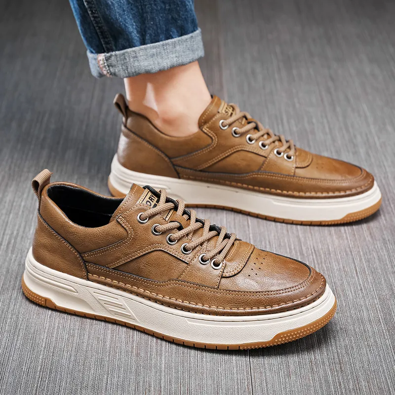 Poitulas Low Top Skateboard Shoes Men's-3