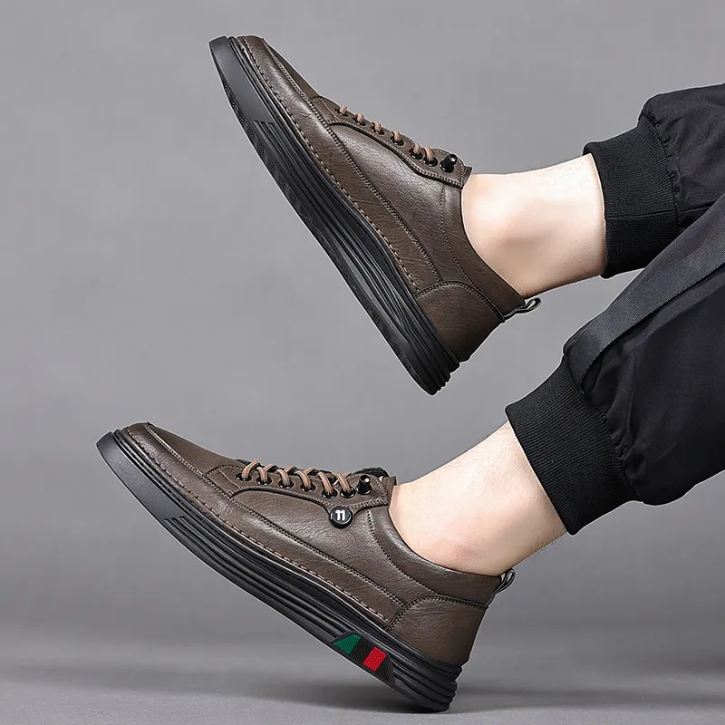 Poitulas Low Top Skateboard Shoes Men's-20