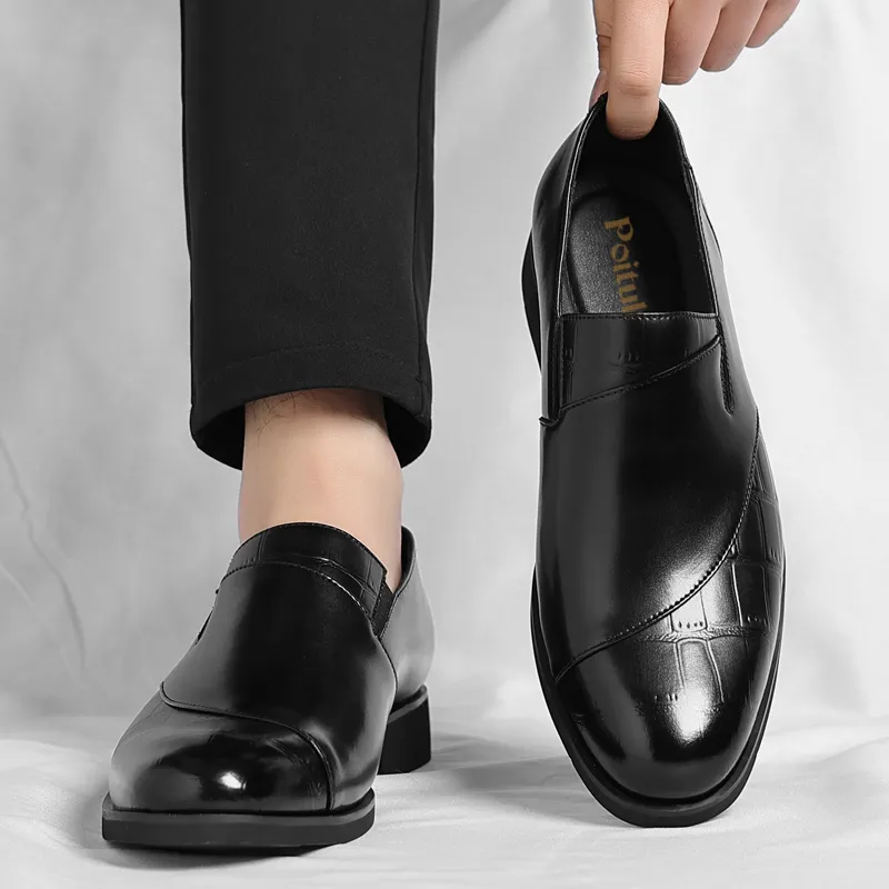 Poitulas Dress Shoes Men Low Top-1