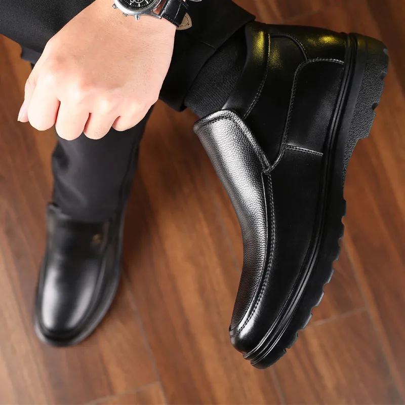 Poitulas Ankle Boots Men's Black-3